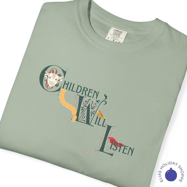 Into the Woods Musical Shirt | Children Will Listen Sondheim Tee | Broadway Theatre Fan Gift | Comfort Colors Garment-Dyed Unisex Shirt