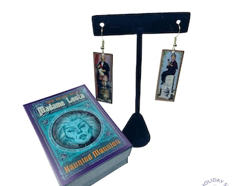 Haunted Mansion Stretching Portrait Earrings with Gift Box
