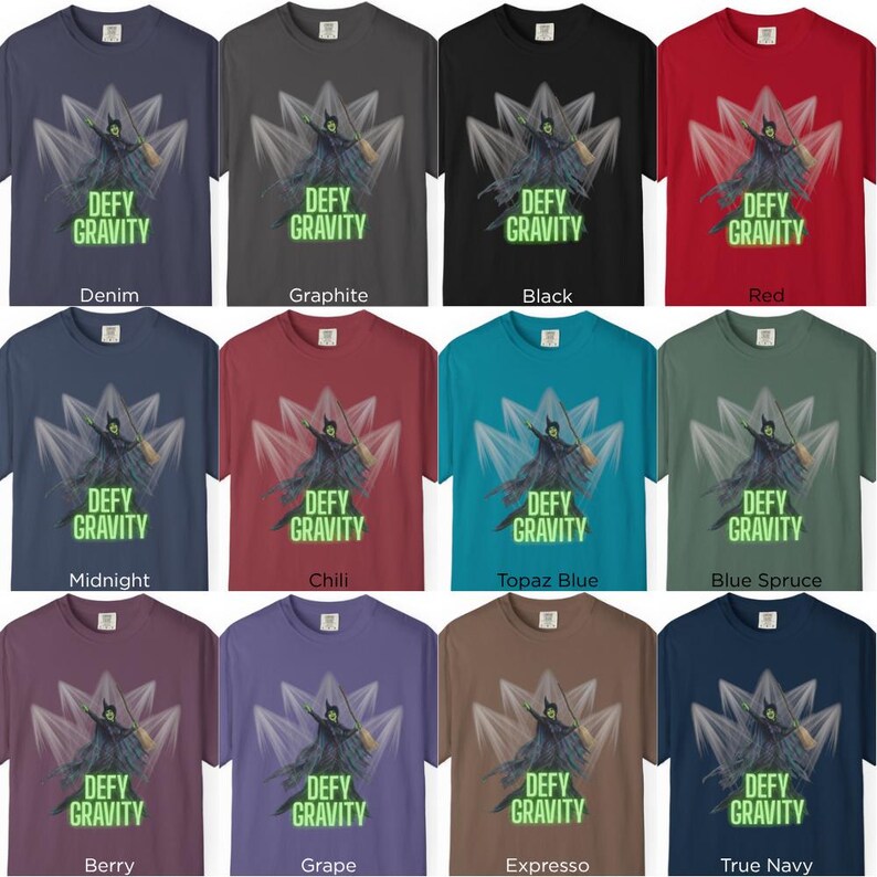 Wicked Defy Gravity Shirt, Broadway Musical Tee, Theatre Lover Gift, Musical Theatre Fan Shirt, Broadway Fan Apparel Bild 11