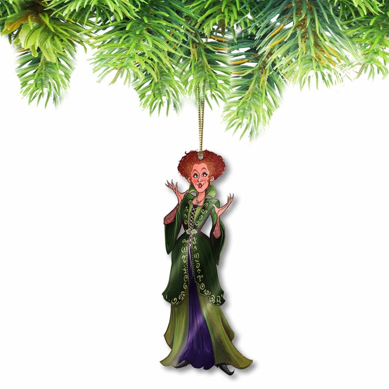 Hocus Pocus Sanderson Sister Ornaments Set of 3 from the Etsy