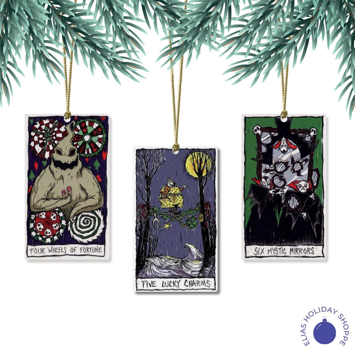 Haunted Mansion Holiday Tarot Ornaments – Madame Leota Christmas