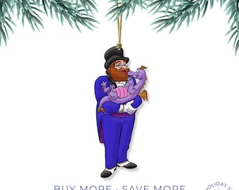 Dreamfinder and Figment Flat Ornament (Celebrating 40 years of Walt Disney World's Epcot Center)