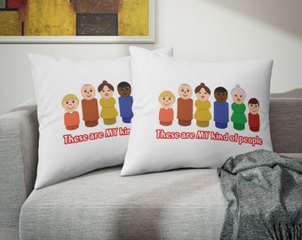 Little People "These are MY kind of people" Pillow Sham (featuring the classic toys from the 80s)