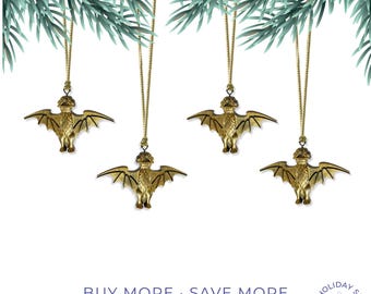 Haunted Mansion Bat Stanchion Mini Ornaments-Set of (4) (Disney)