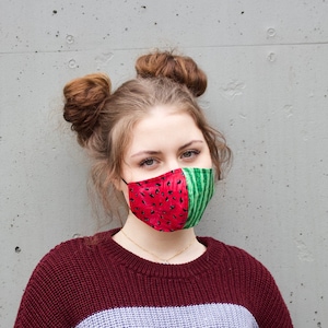 Staubmaske für Festivals Wassermelone Baumwolle - hannisch