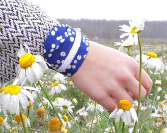 Festival und Party Baumwolle Bedruckt Gänseblümchen Gelenk Tasche - hannisch