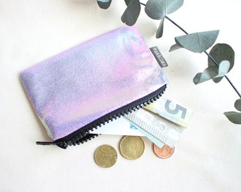 Holographic Pink Blue Small Purse- hannisch