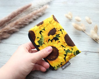 Sonnenblumen Print Kleines Portemonnaie - hannisch