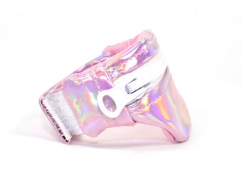 Festival and Party Holographic Light Pink Tiny Bag - hannisch