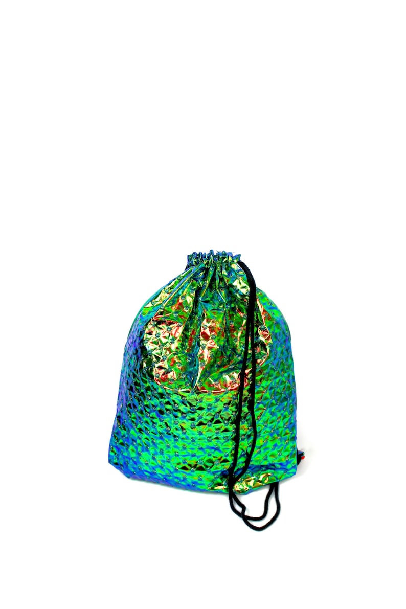 Mermaid Shape Turquoise Gym Bag hannisch image 4