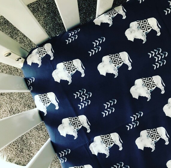 buffalo crib sheet