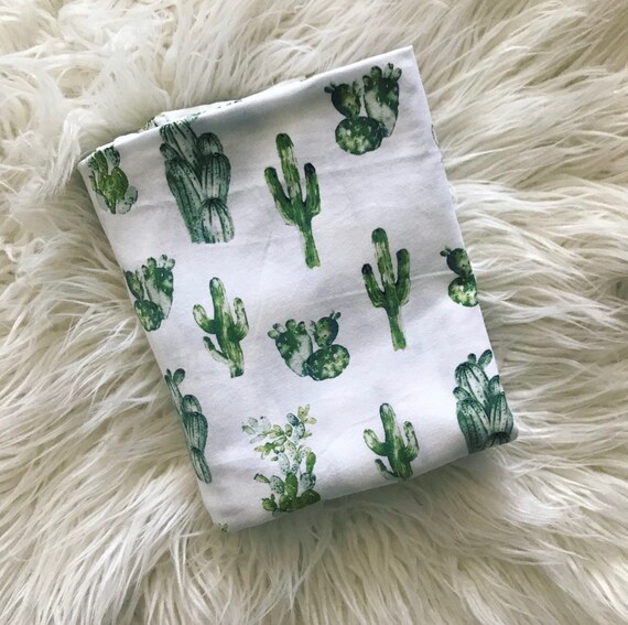 cactus swaddle blanket