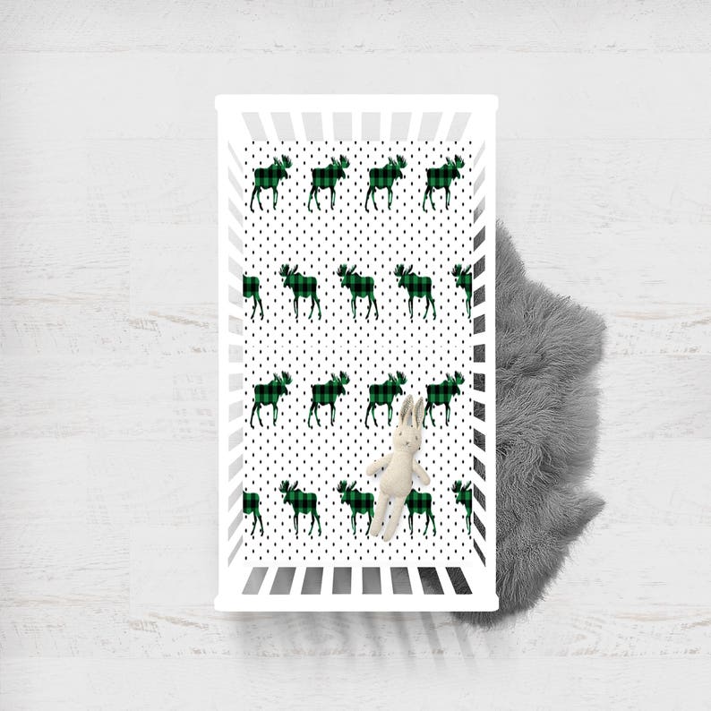 moose crib sheets