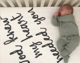 bible verse crib sheets