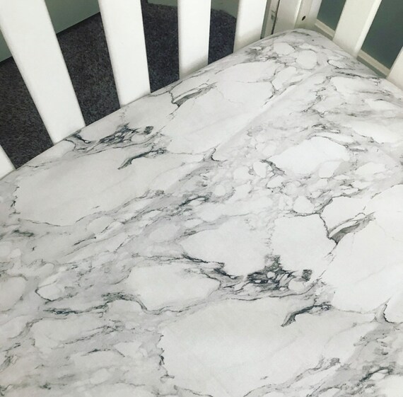 marble crib sheet
