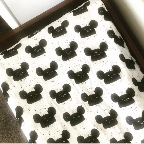 mickey mouse changing pad cover