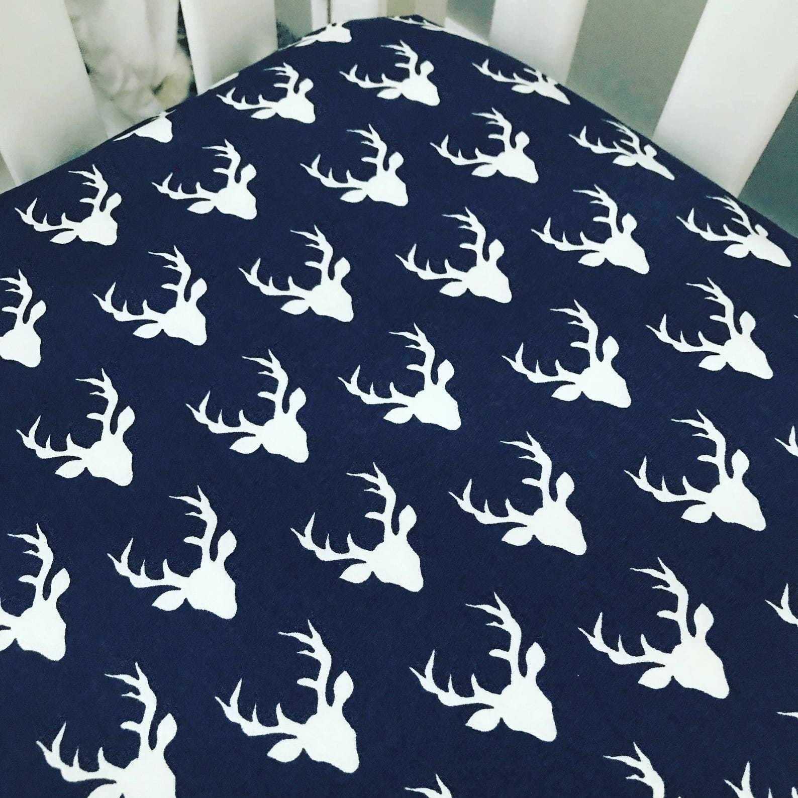 Antlers bedding deer changing pad cover baby boy bedding Etsy