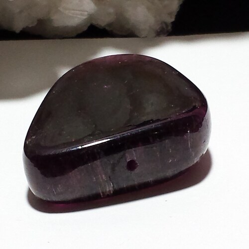 Natural Deep Pink/Purple 118ct African Rubellite Tourmaline Smooth Freeform Slice Bead 31.6mm x 27.7mm x shops 11.9mm Smooth Polished Pendant Bead
