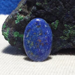 Natural Afghanistan Lapis Lazuli Oval Cabochon 14cts. 24.4mm x 16.2mm x 3.9mm, Natural Semi Precious Lapis Lazuli Gemstone Oval Cabochon