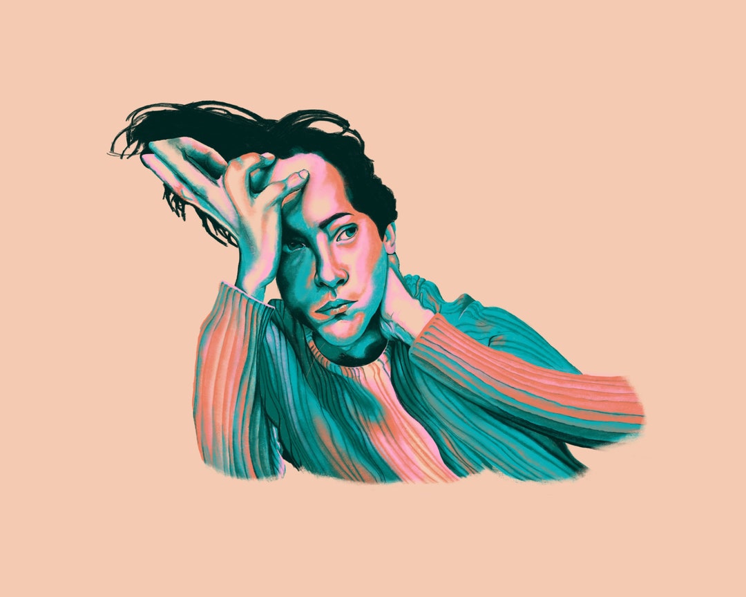 Archival Art Print / Color Pencil Drawing/ Abstract Art / Etsy