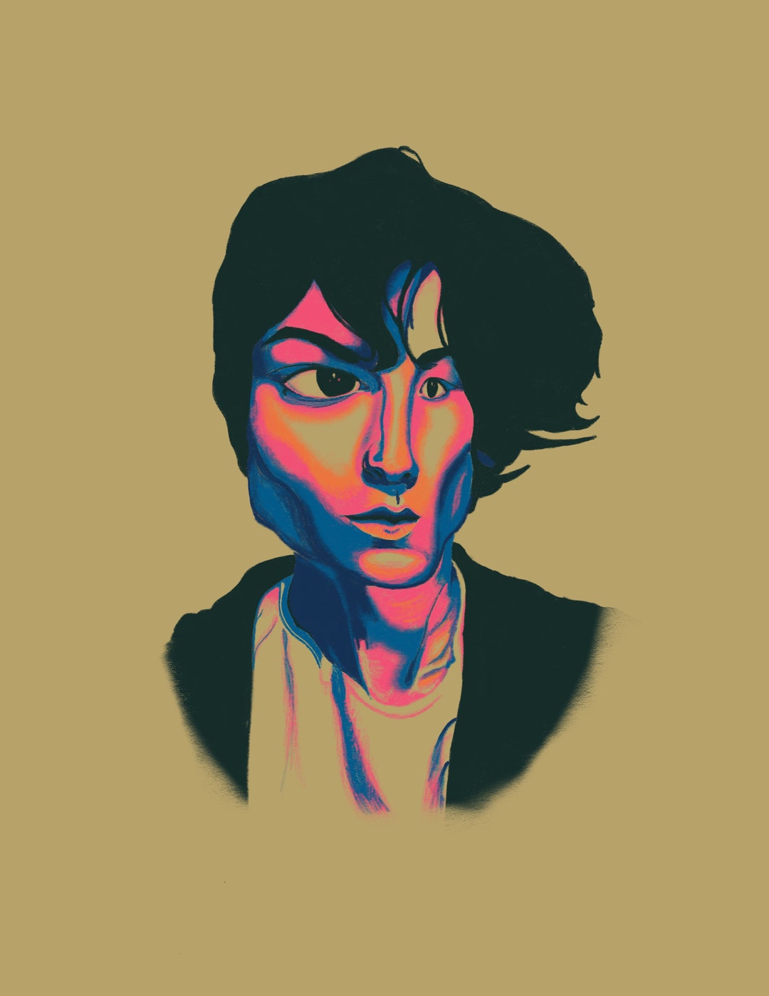 Archival Art Print / Color Pencil Drawing/ Abstract Art / Etsy