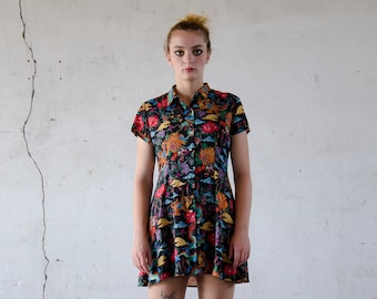 Camisero dress, Japan print