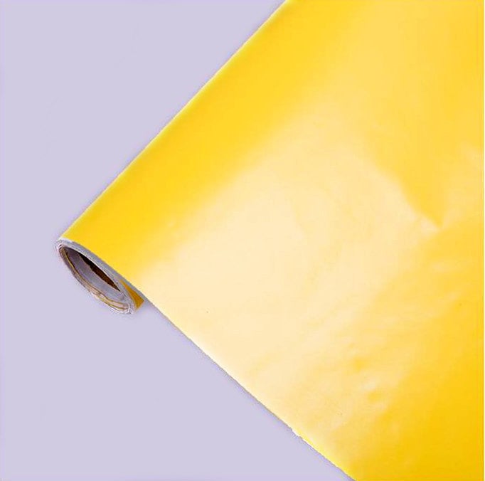 Solid Yellow Self Adhesive Contact Paper Etsy