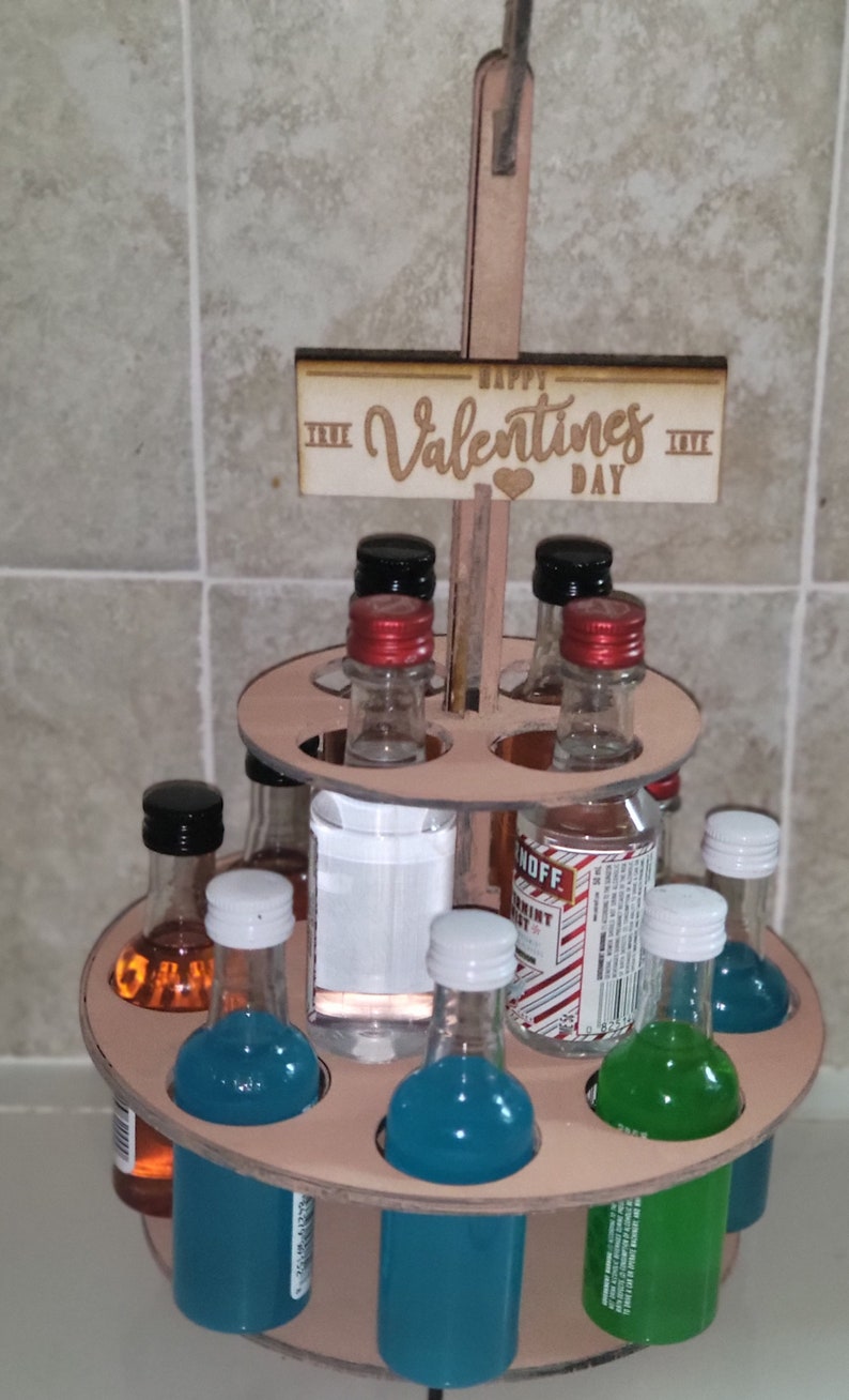 Mini Liquor Bottle Cake Caddy , Mini Bottle Caddy Etsy