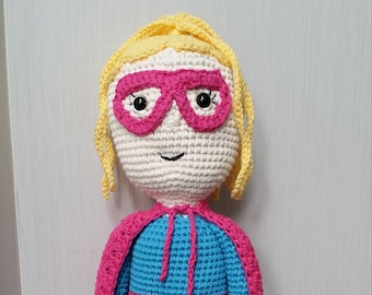 Hand Crocheted Suzy Supergirl