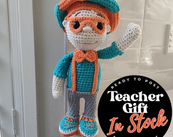 Hand Crocheted Teacher Doll - 1 in stock | Gift For Teacher