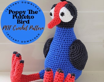 POPPY the PUKEKO - PDF Crochet Pattern
