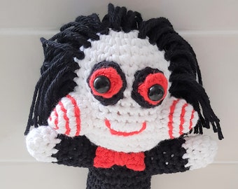 Hand Crocheted Billy the Saw Puppet