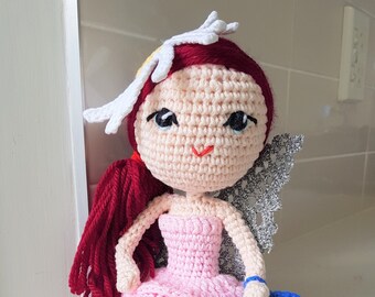 Hand Crocheted Tooth Fairy