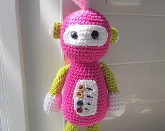 Hand Crocheted Rosie the Robot