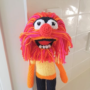 The Muppet Show, Hand Crocheted Animal Muppet image 1