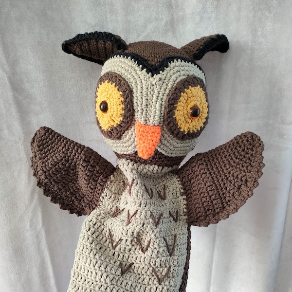 Owl Hand Puppet Etsy