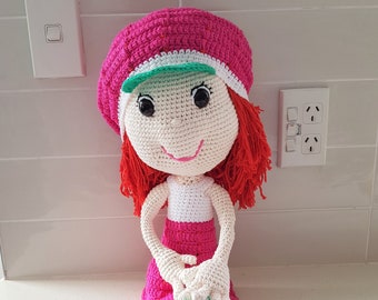 Hand Crocheted Strawberry Shortcake