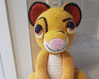 Hand Crocheted Simba the Lion | Lion King Birthday