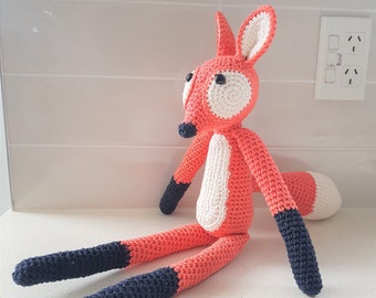 Hand Crocheted Felix the Fox