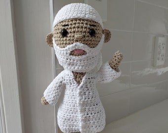 Hand Crocheted Shirdi Sai Baba Idol, Shirdi Sai Figurine