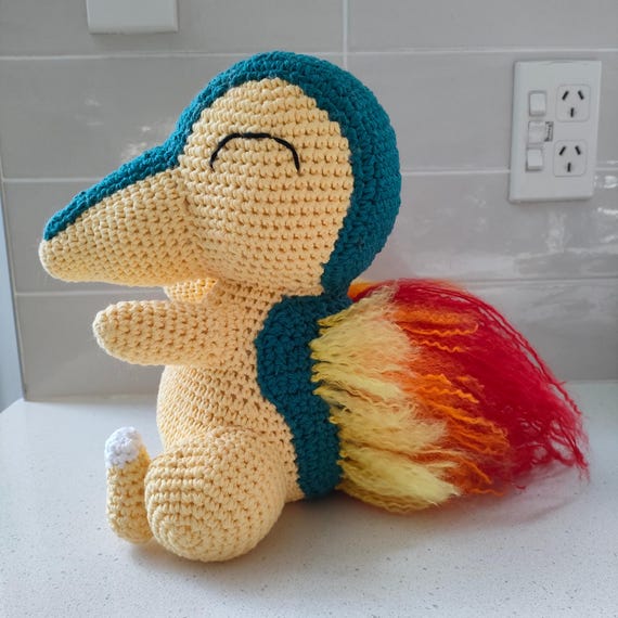 Hand Crocheted Fire Mouse