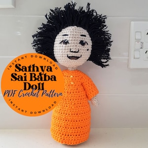 SATHYA SAI Baba Idol Figurine - PDF Crochet Pattern