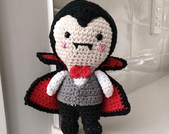 Hand Crocheted Vinnie the Vampire
