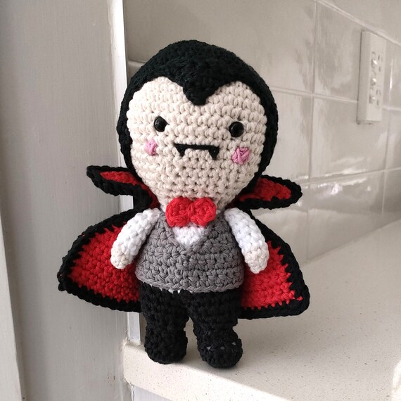 Hand Crocheted Vinnie the Vampire