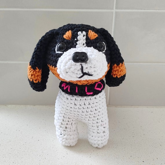 Hand Crocheted Personalised Cavalier King Charles Spaniel Dog Mom Gift | Animal Lover Gift | Cavalier Mom | Cavalier Gifts
