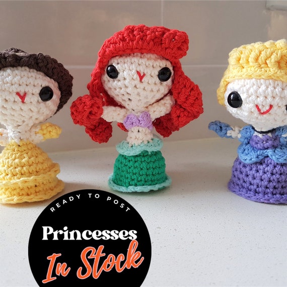Hand Crocheted Princesses - in stock