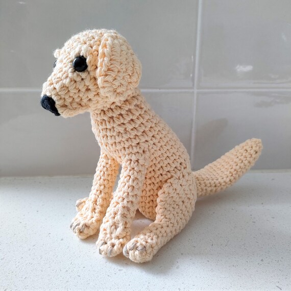 Hand Crocheted Gracie the Golden Retriever