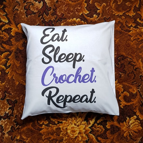 Crochet Themed Cushion Covers Home Decor | Vintage Crochet Pillow Cover | Colours Of Your Choice!