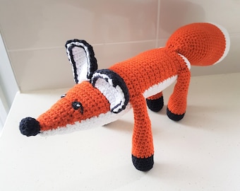 Hand Crocheted Faith the Fox