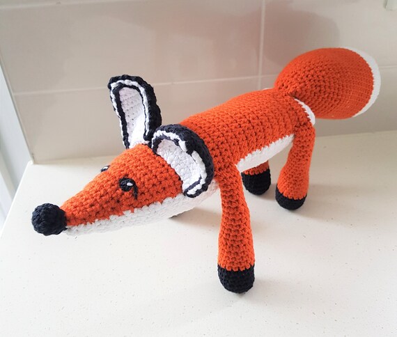 Hand Crocheted Faith the Fox